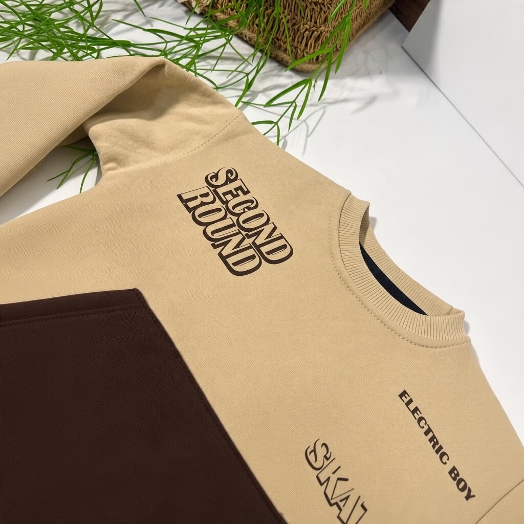 SKATE BOY - Second Round Set (Beige & Brown)