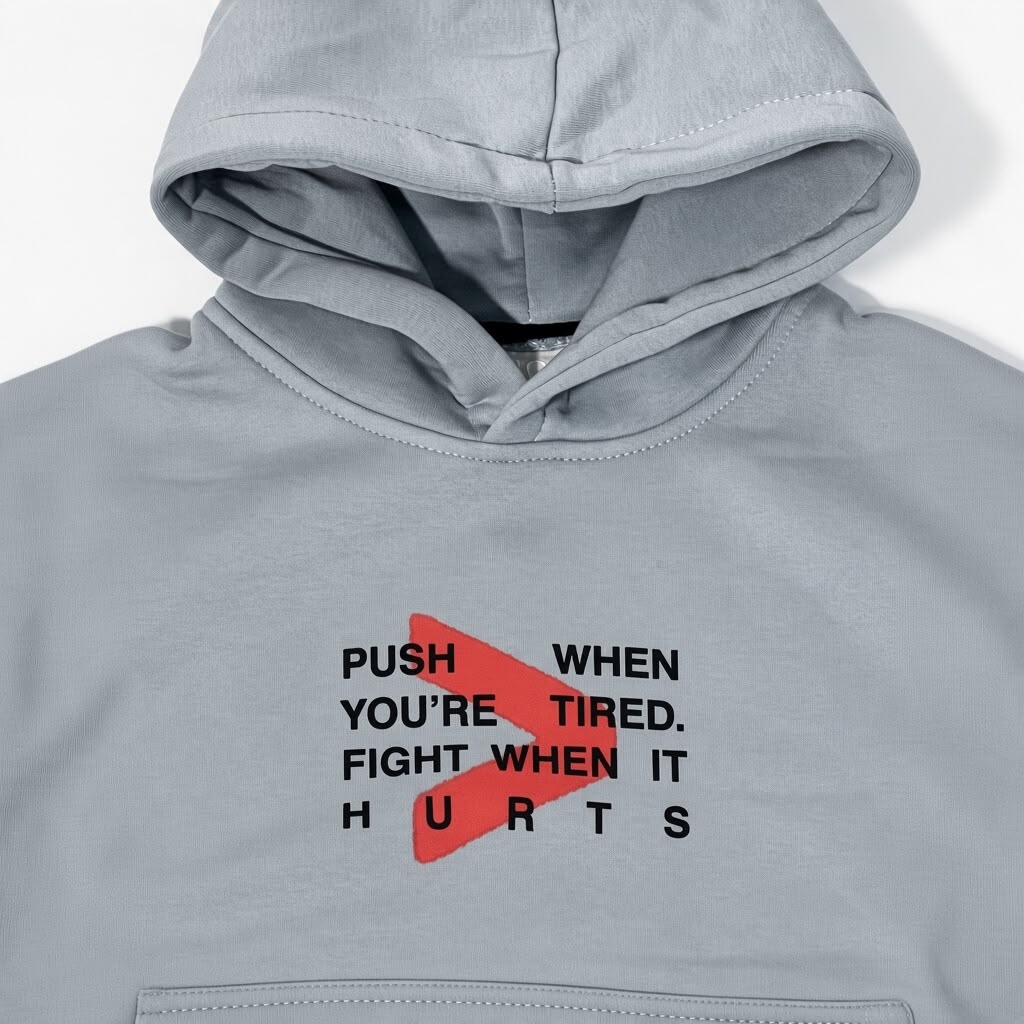 FULL-TIME PRO - Hooded Set (Light Grey)