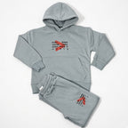 FULL-TIME PRO - Hooded Set (Light Grey)