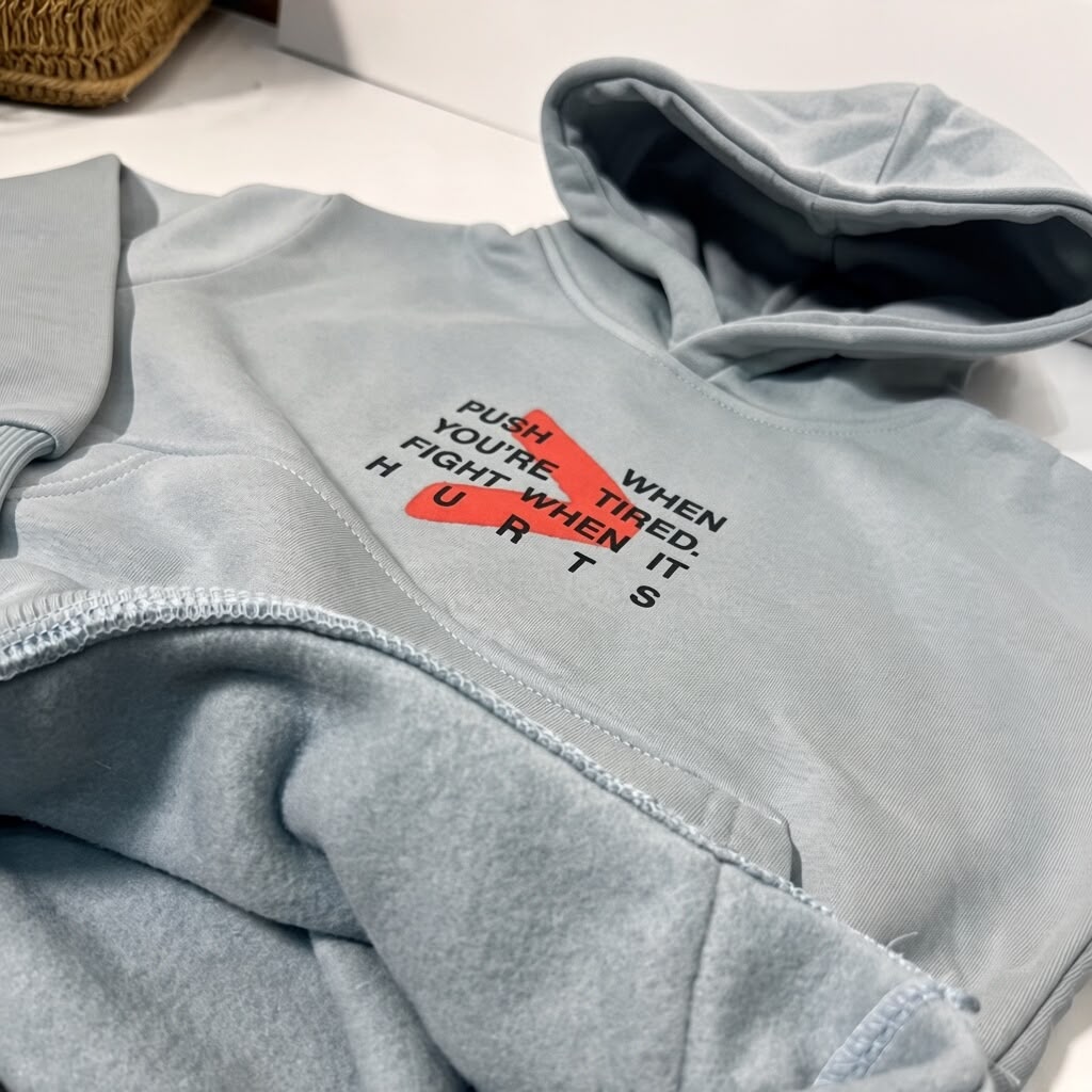FULL-TIME PRO - Hooded Set (Light Grey)
