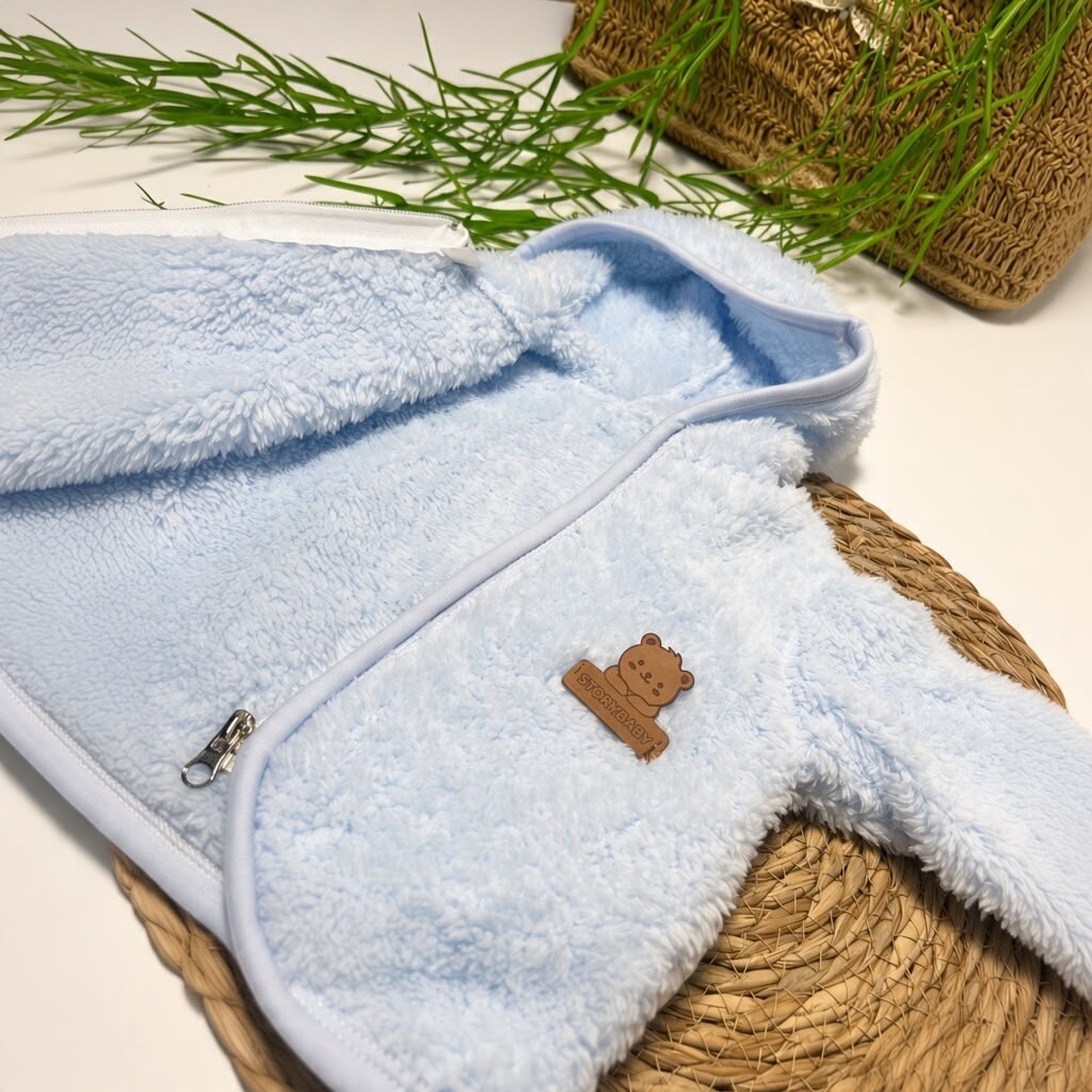BABY BLUE BEAR - Hooded Jacket