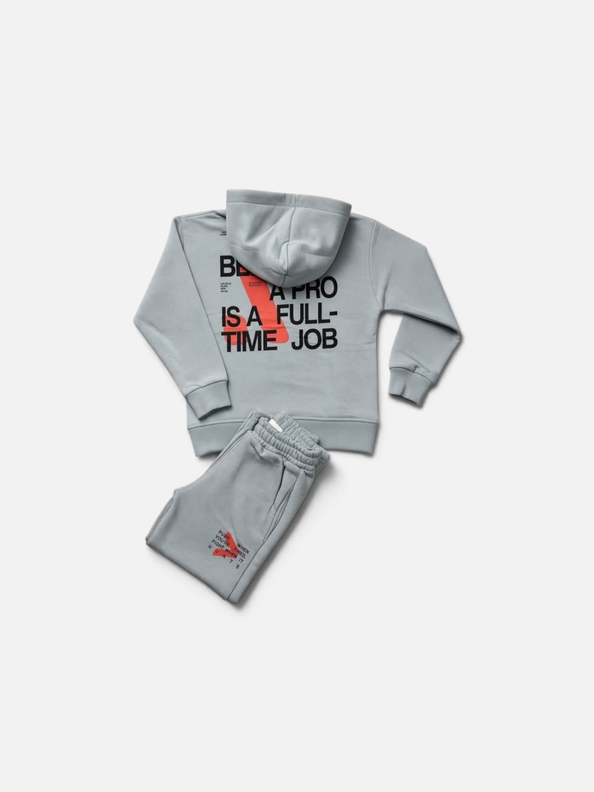 FULL-TIME PRO - Hooded Set (Light Grey)