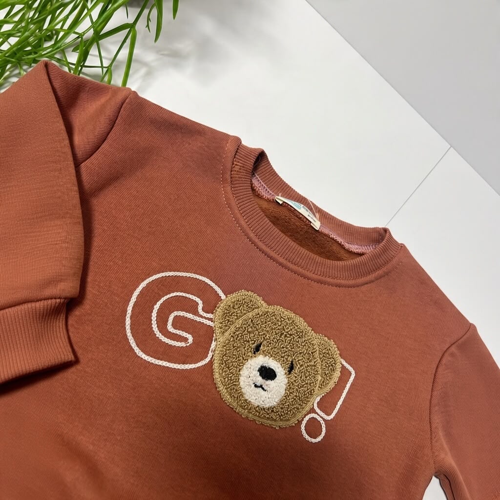 GO TEDDY - Caramel Brown Fleece Set