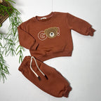GO TEDDY - Caramel Brown Fleece Set