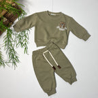CHOOSE FUN TODAY - Sage Teddy Fleece Set