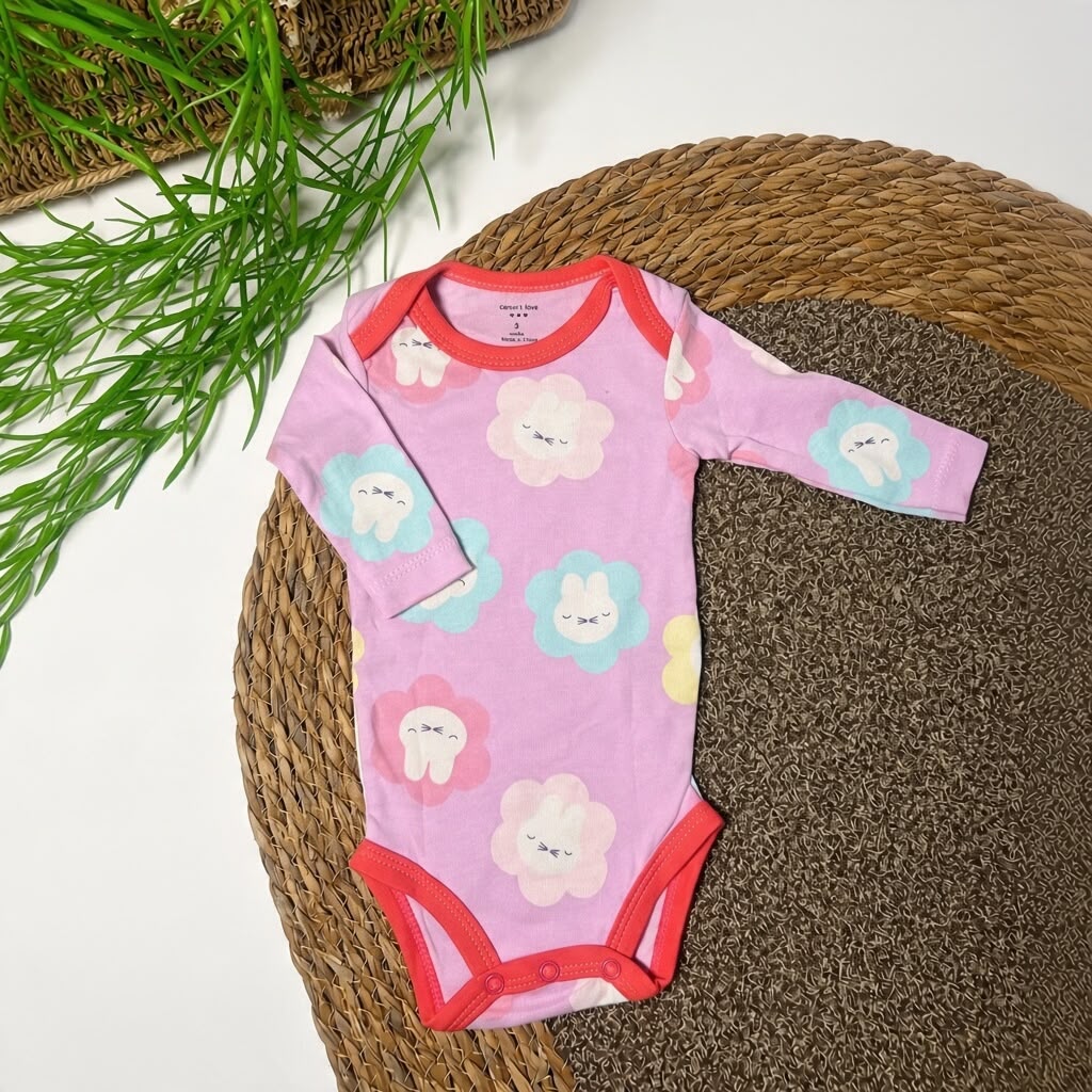 CHERRY BUNNY Long Sleeve Bodysuits