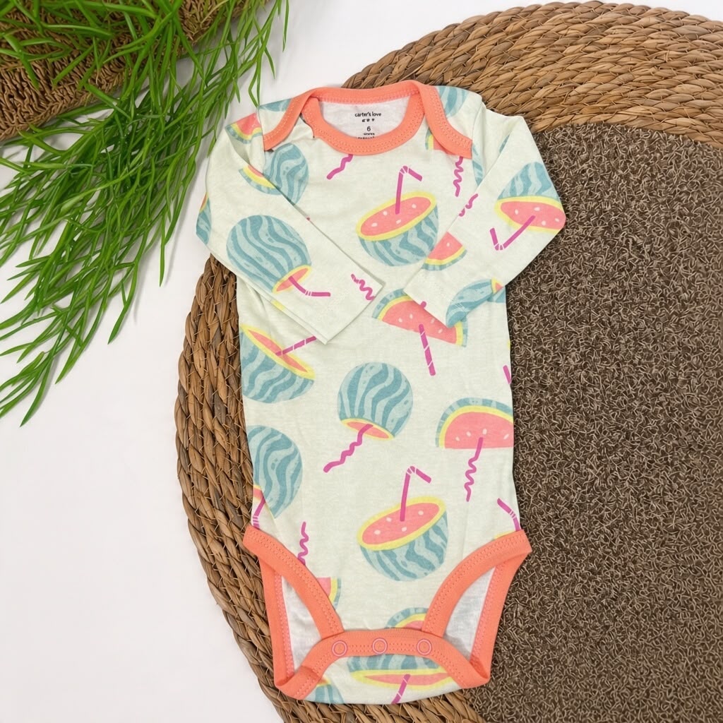 HAPPY SUMMER Long Sleeve Bodysuits