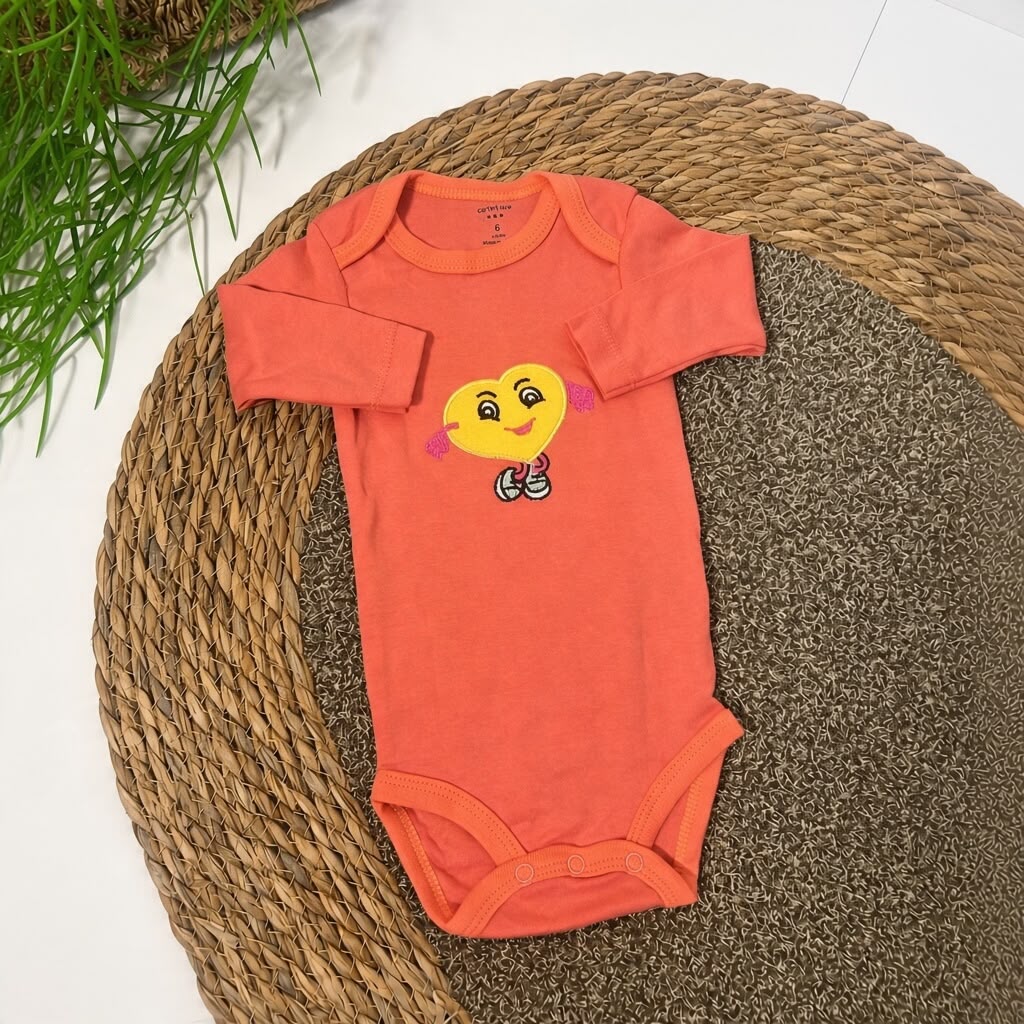 SWEET HEART Long Sleeve Bodysuits