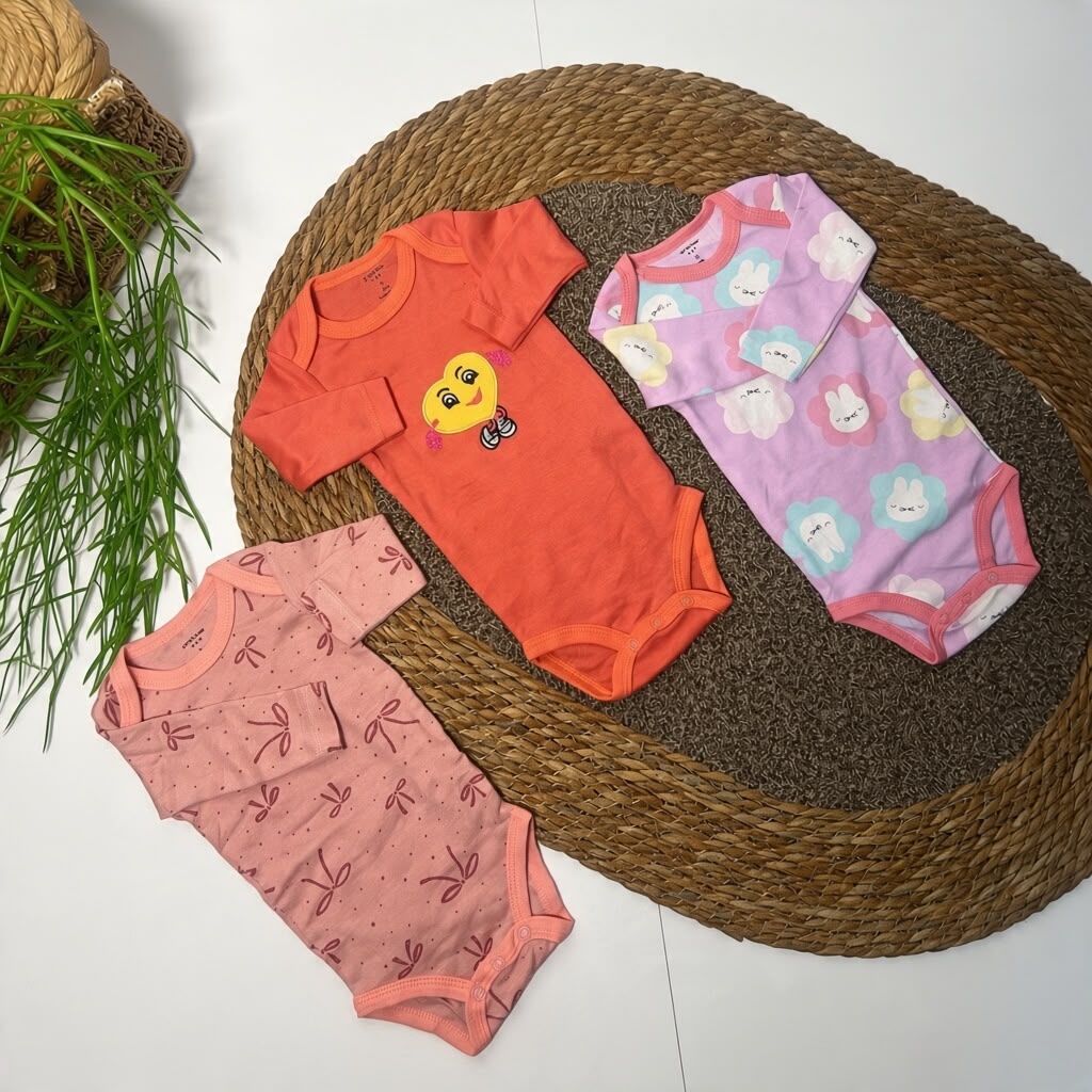 SWEET HEART Long Sleeve Bodysuits