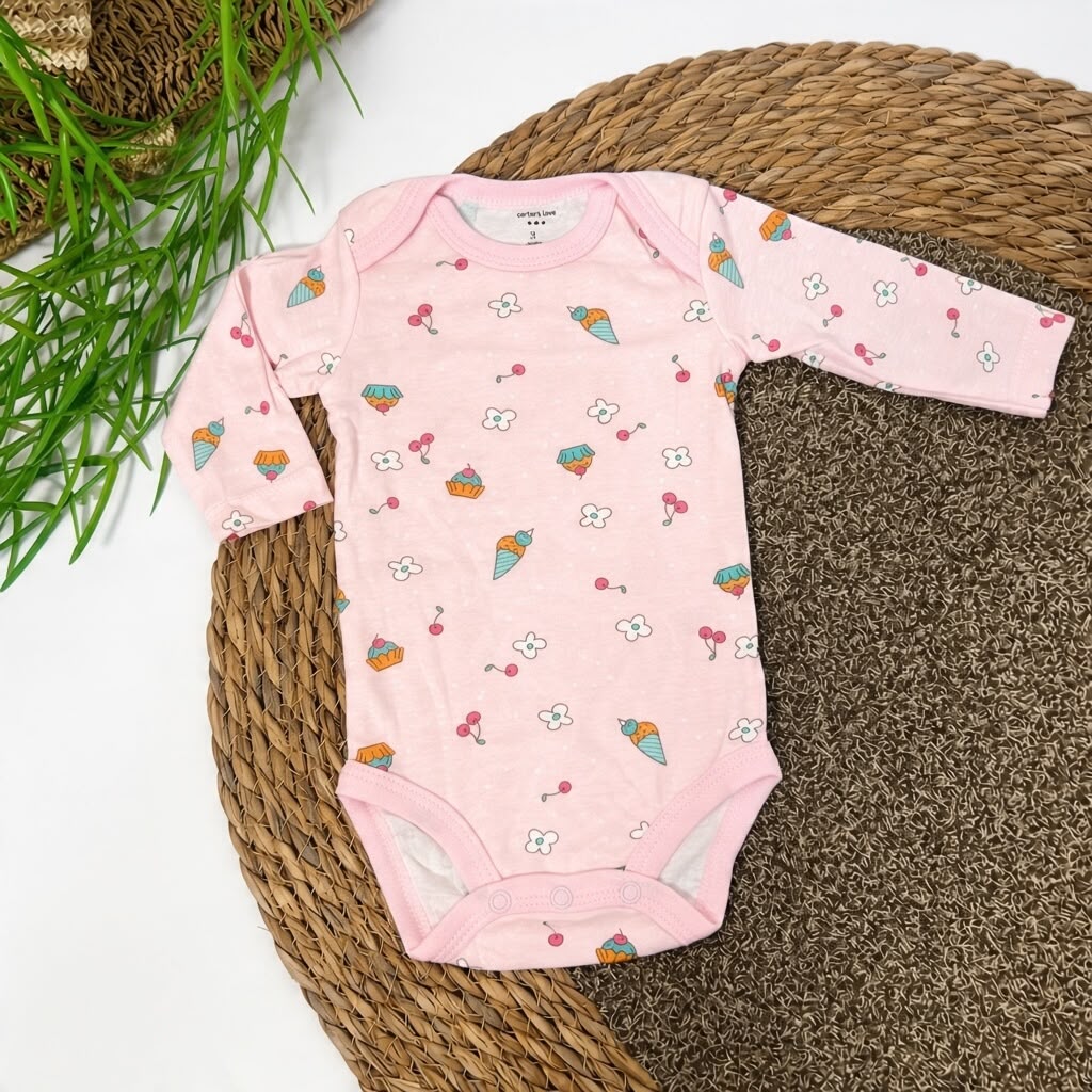 PINK DREAM Long Sleeve Bodysuits