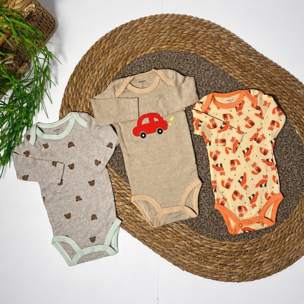 FOXY RIDE Long Sleeve Bodysuits